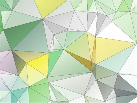 Abstract geometric pattern composed of triangular polygons Stockillustratie