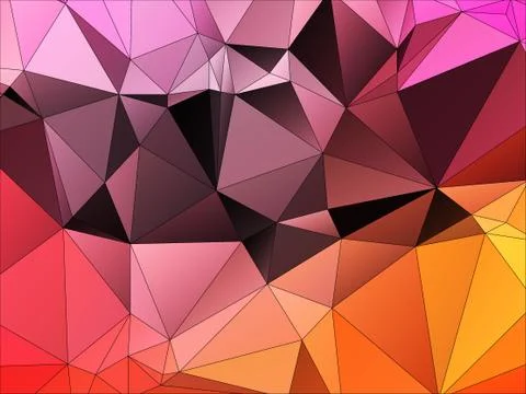 Abstract geometric pattern composed of triangular polygons 스톡 일러스트