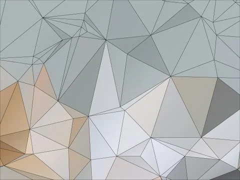 Abstract geometric pattern composed of triangular polygons Stock Illustration