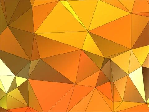 Abstract geometric pattern composed of triangular polygons イラスト素材