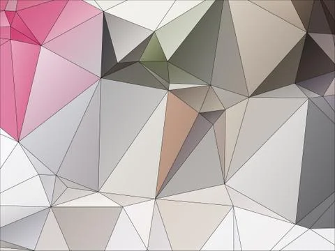 Abstract geometric pattern composed of triangular polygons イラスト素材
