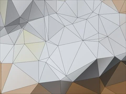 Abstract geometric pattern composed of triangular polygons Illustrazione stock