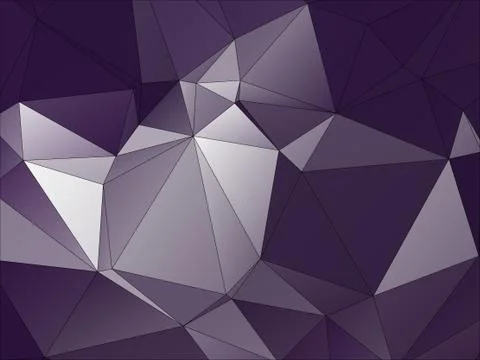 Abstract geometric pattern composed of triangular polygons Illustrazione stock