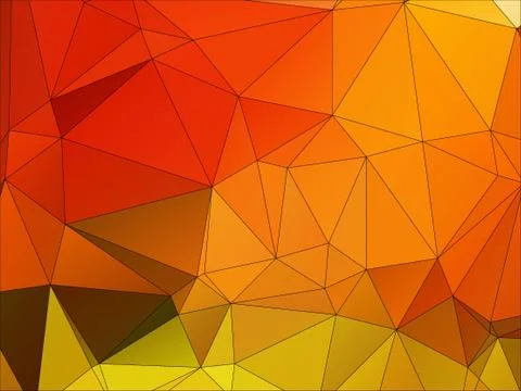 Abstract geometric pattern composed of triangular polygons イラスト素材