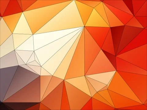 Abstract geometric pattern composed of triangular polygons 库存插图
