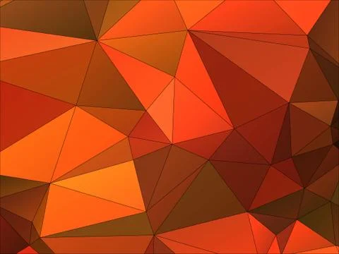 Abstract geometric pattern composed of triangular polygons Stockillustratie