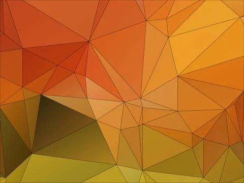 Abstract geometric pattern composed of triangular polygons Stock Illustration