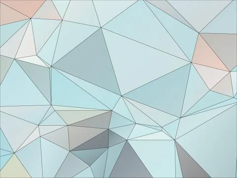 Abstract geometric pattern composed of triangular polygons Illustrazione stock