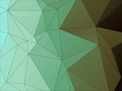 Abstract geometric pattern composed of triangular polygons イラスト素材