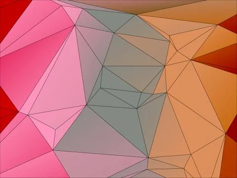 Abstract geometric pattern composed of triangular polygons 스톡 일러스트