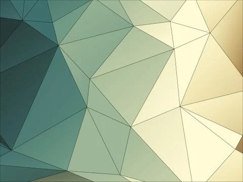 Abstract geometric pattern composed of triangular polygons Stock Illustration