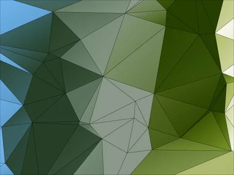 Abstract geometric pattern composed of triangular polygons Stockillustratie