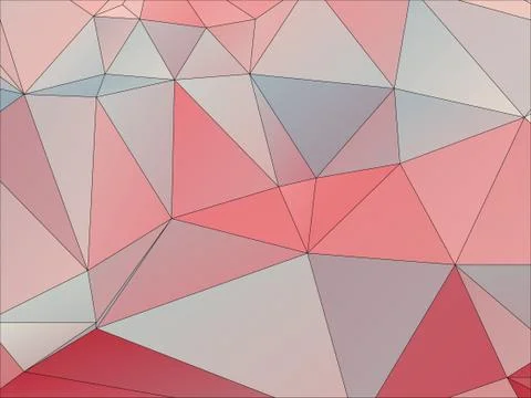 Abstract geometric pattern composed of triangular polygons Stock Illustration