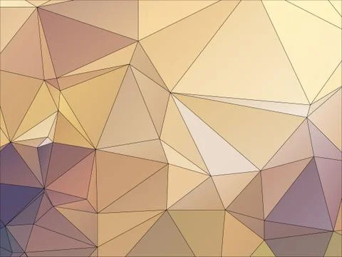 Abstract geometric pattern composed of triangular polygons イラスト素材