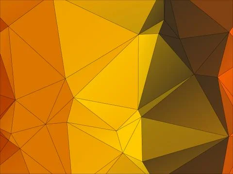 Abstract geometric pattern composed of triangular polygons イラスト素材