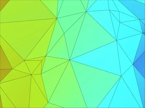 Abstract geometric pattern composed of triangular polygons Illustrazione stock