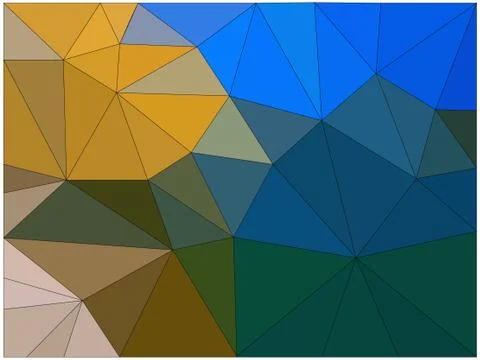 Abstract geometric pattern composed of triangular polygons Illustrazione stock