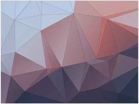 Abstract geometric pattern composed of triangular polygons Stock Illustration