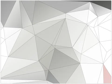 Abstract geometric pattern composed of triangular polygons Stockillustratie