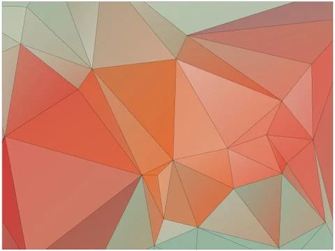 Abstract geometric pattern composed of triangular polygons Stock Illustration