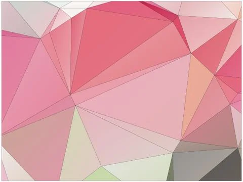 Abstract geometric pattern composed of triangular polygons イラスト素材