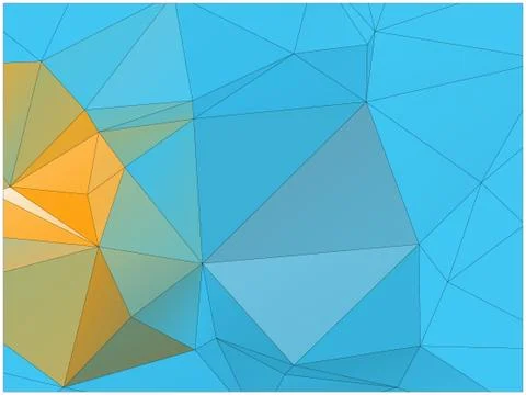 Abstract geometric pattern composed of triangular polygons イラスト素材