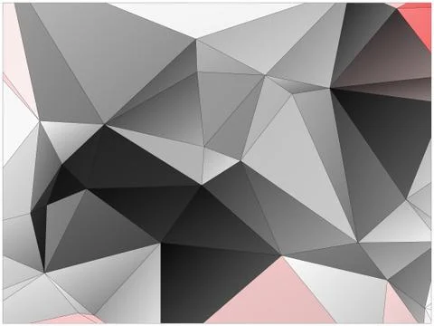 Abstract geometric pattern composed of triangular polygons 스톡 일러스트