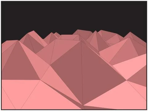 Abstract geometric pattern composed of triangular polygons Stockillustratie