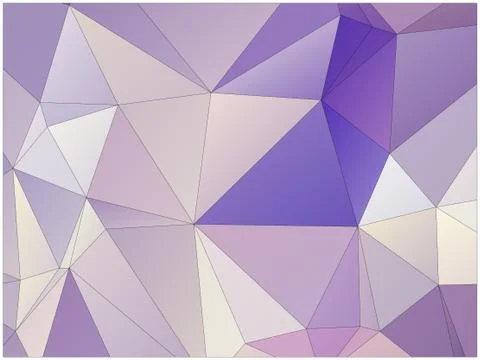 Abstract geometric pattern composed of triangular polygons Stock Illustration