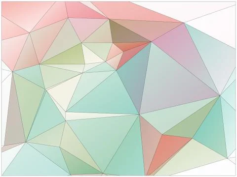 Abstract geometric pattern composed of triangular polygons Stock Illustration