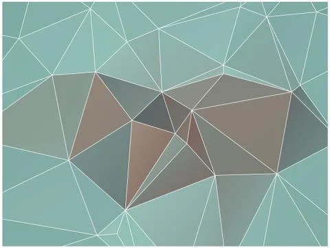 Abstract geometric pattern composed of triangular polygons 库存插图