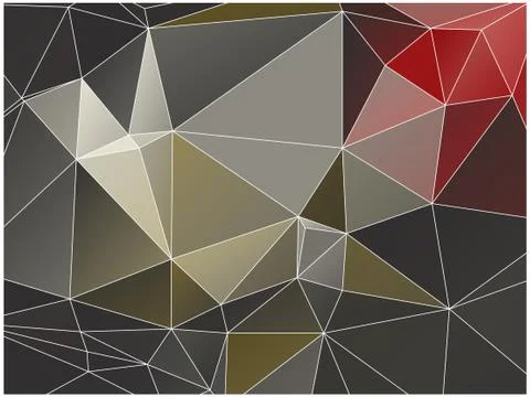 Abstract geometric pattern composed of triangular polygons イラスト素材