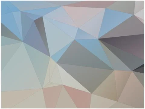 Abstract geometric pattern composed of triangular polygons Stockillustratie