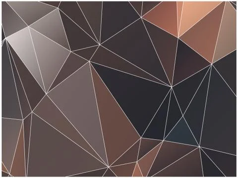 Abstract geometric pattern composed of triangular polygons Stockillustratie