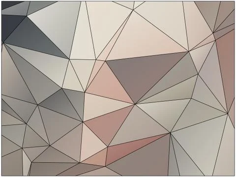Abstract geometric pattern composed of triangular polygons Stockillustratie