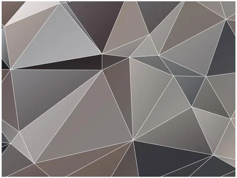 Abstract geometric pattern composed of triangular polygons Stockillustratie