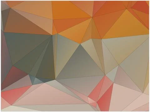 Abstract geometric pattern composed of triangular polygons Illustrazione stock
