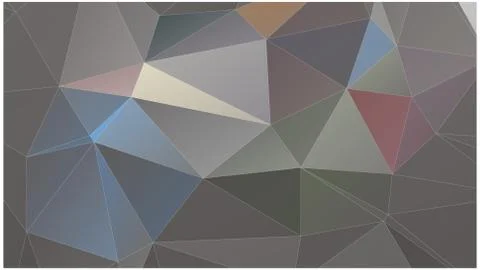 Abstract geometric pattern composed of triangular polygons Illustrazione stock