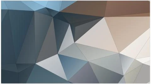 Abstract geometric pattern composed of triangular polygons Illustrazione stock