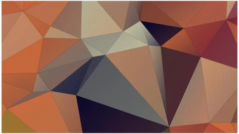 Abstract geometric pattern composed of triangular polygons イラスト素材