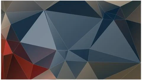 Abstract geometric pattern composed of triangular polygons Stock Illustration