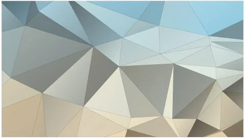 Abstract geometric pattern composed of triangular polygons Stock Illustration