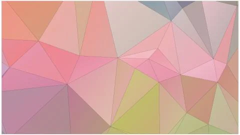 Abstract geometric pattern composed of triangular polygons Stock Illustration