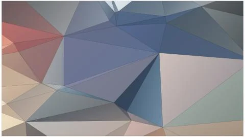 Abstract geometric pattern composed of triangular polygons Stock Illustration