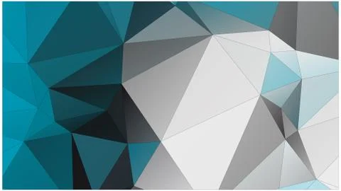 Abstract geometric pattern composed of triangular polygons イラスト素材