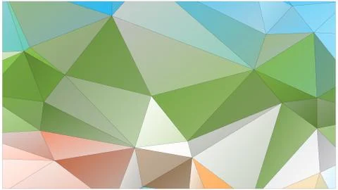 Abstract geometric pattern composed of triangular polygons Stock Illustration