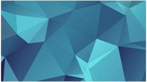 Abstract geometric pattern composed of triangular polygons Illustrazione stock