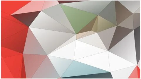 Abstract geometric pattern composed of triangular polygons Illustrazione stock