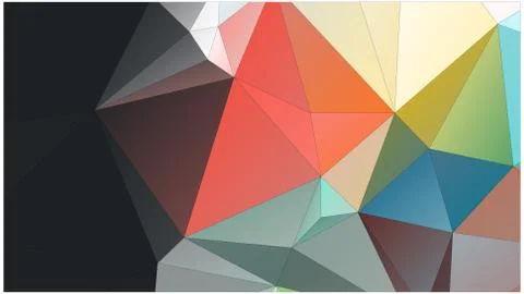 Abstract geometric pattern composed of triangular polygons Stockillustratie