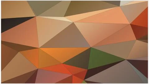 Abstract geometric pattern composed of triangular polygons イラスト素材